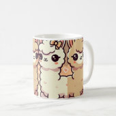 Llama-Liebe Kaffeetasse (VorderseiteRechts)