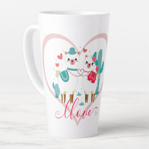 Llama Liebe Milchtasse