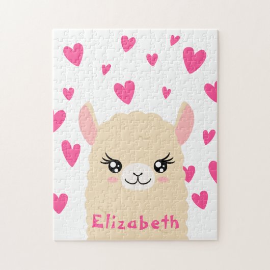 Llama-Liebe Puzzle (Vertikal)