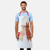 LLAMA-LIEBE SCHÜRZE (Getragen)