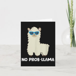 Llama Liebhaber - Kein Prob-Llama Alpaka Kein Prob Karte