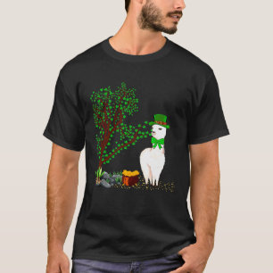 Llama-Liebhaber-Koboldhut Llama St. Patricks Day P T-Shirt