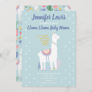 Llama Llama Baby Mama Baby Shower Einladung