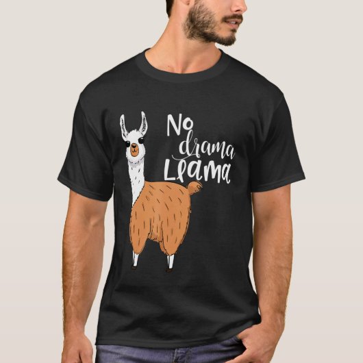 Llama Llama Costume Llama Pajamas No Drama Llama T-Shirt (Vorderseite)