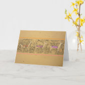 Llama Llama Llama - gefaltete Karte - innen leer (Gelbe Blume)