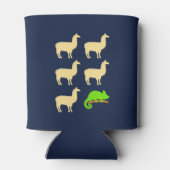 Llama Llama Llama Llama Llama Chameleon Dosenkühler (Rückseite)