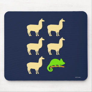 Llama Llama Llama Llama Llama Chameleon Mousepad