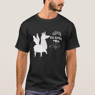 Llama Llama Mia Mama Mia Kostüm für Alpakaliebhabe T-Shirt