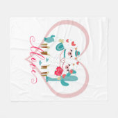 Llama Llove Fleecedecke (Vorderseite (Horizontal))