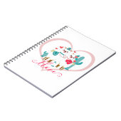 Llama Llove Notizblock (Linke Seite)