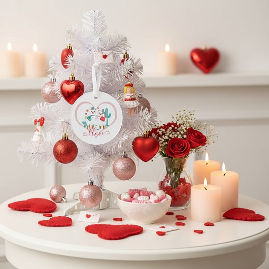 Llama Llove Ornament