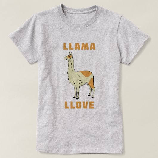 Llama Llove T-Shirt (Design vorne)