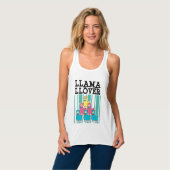 LLAMA LOVER T - SHIRT (Vorderseite Vollansicht)