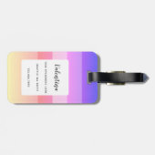 Llama Luggage Tags Gepäckanhänger (Rückseite horizontal)
