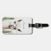 Llama Luggage Tags Gepäckanhänger (Vorderseite horizontal)