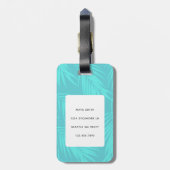 Llama Luggage Tags Gepäckanhänger (Rückseite vertikal)