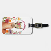 Llama Luggage Tags Gepäckanhänger (Vorderseite horizontal)