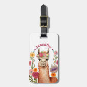 Llama Luggage Tags Gepäckanhänger (Vorderseite vertikal)