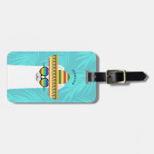 Llama Luggage Tags Gepäckanhänger (Vorderseite horizontal)