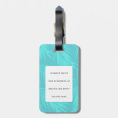 Llama Luggage Tags Gepäckanhänger (Rückseite vertikal)