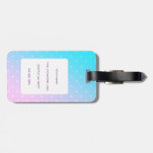 Llama Luggage Tags Gepäckanhänger (Rückseite horizontal)
