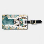 Llama Luggage Tags Gepäckanhänger (Vorderseite horizontal)