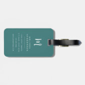 Llama Luggage Tags Gepäckanhänger (Rückseite horizontal)