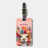 Llama Luggage Tags Gepäckanhänger (Vorderseite vertikal)