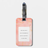 Llama Luggage Tags Gepäckanhänger (Rückseite vertikal)