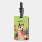 Llama Luggage Tags Gepäckanhänger (Vorderseite vertikal)