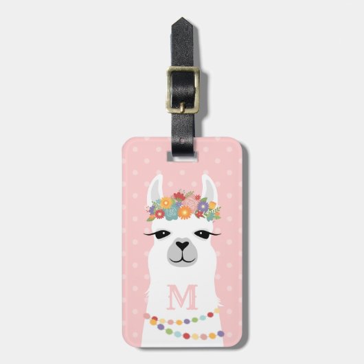 Llama Luggage Tags Gepäckanhänger (Vorderseite vertikal)