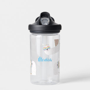LLama lustig, farbenfrohe Kinder Trinkflasche