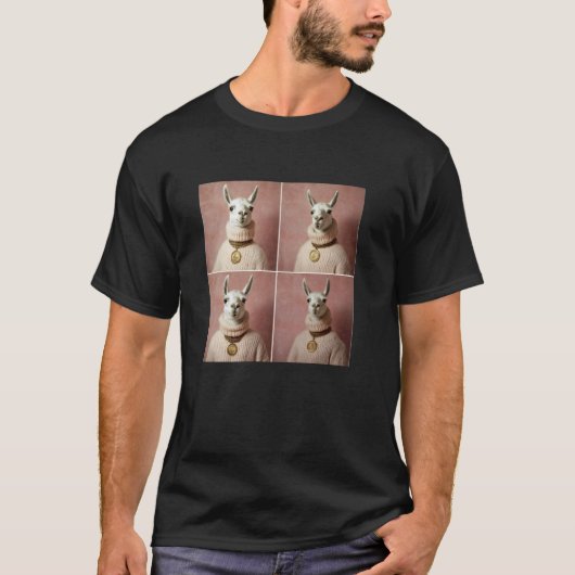Llama Lustig T-Shirt (Vorderseite)