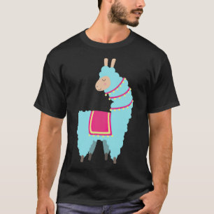 Llama lustige Alpaka-Geschenk-Zootiere Tiere Comic T-Shirt