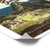 LLAMA - MACHU PICCHU PERU POSTER (Ecke)