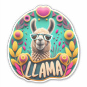 Llama Magic Entdecken Sie unsere einzigartigen Sti Aufkleber (Vorderseite)