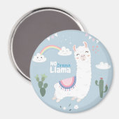 Llama Magnet (Vorderseite/Rückseite)