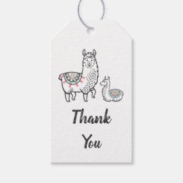 Llama Mama Baby Dusche Gefallen Tag Geschenkanhänger