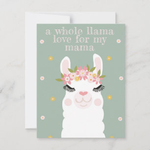 LLama Mama Feiertagskarte