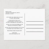 Llama Mama Hot Pink Green Drive mit Baby Dusche Einladungspostkarte (Rückseite)