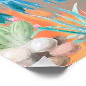 Llama Mama Poster, Mexiko, Fiesta Fotodruck (Ecke)