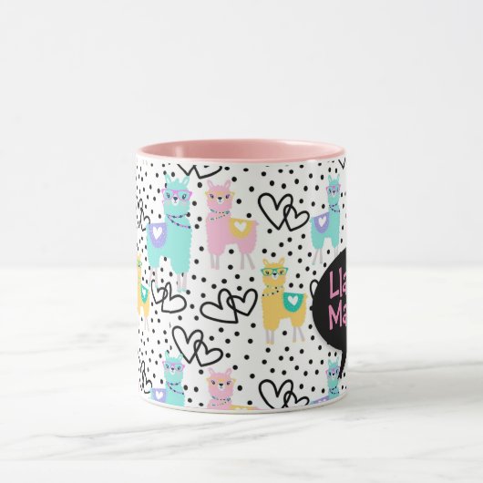 Llama Mama, Tasse, Muttertag, Geschenk Tasse (Zentrum)