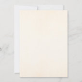 Llama Mama Vintag Beige Kinderdusche Einladung (Rückseite)