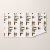 Llama Meadow Badehandtuch Set (Farbe auswählen) (Handtuch)