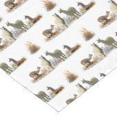 Llama Meadow Table Runner (Farbe auswählen) Kurzer Tischläufer (Ecke)
