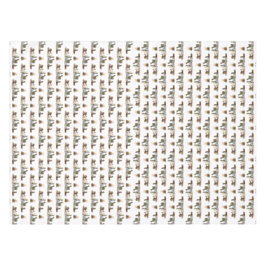 Llama Meadow Tablecloth (Farbe auswählen) Tischdecke (Vorderseite (Horizontal))