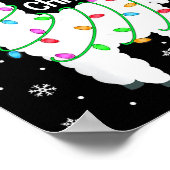 Llama Merry Christmas Kids Funny Llama Christmas L Poster (Ecke)