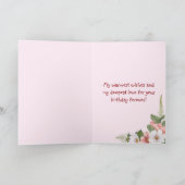 Llama mit Presents Karte (Innenseite)