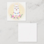 Llama Mitteilungskarte (Vorne/Hinten)