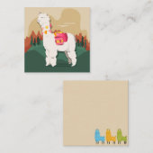 Llama Mitteilungskarte (Vorne/Hinten)